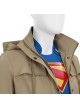 Movie Superman Legacy Supergirl Halloween Cosplay Costume Coat