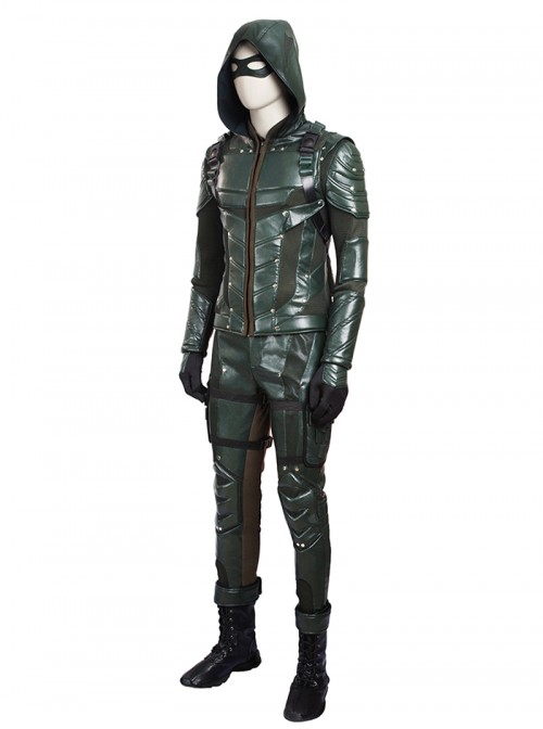 Arrow Season 5 Oliver Queen Halloween Cosplay Accessories Black Boots