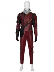 Movie Guardians Of The Galaxy Vol.3 Kraglin Halloween Cosplay Costume Bodysuit Set Without Boots