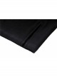 Chest Bandage Short Sleeve Split Hem Black Tight Punk Dress