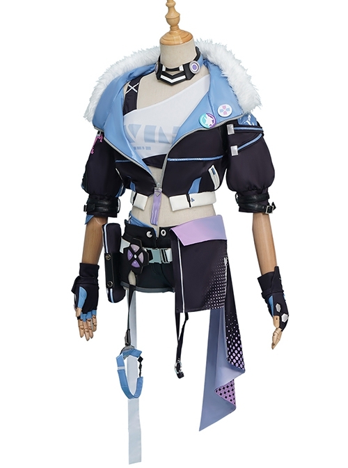 Game Honkai Star Rail Silver Wolf Halloween Cosplay Costume Full Set