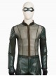 Arrow Season 5 Oliver Queen Halloween Cosplay Costume Long Sleeve Mesh Lining Clothing
