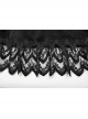 Gorgeous Black Micro-Elastic Imitation Cashmere Stitching Lace Gothic Temperament Jacket