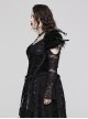 String Adjustable Black Printed Zipper Symmetrical Lace Gothic Gorgeous Corset