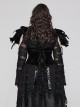 String Adjustable Black Printed Zipper Symmetrical Lace Gothic Gorgeous Corset
