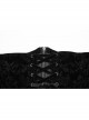 String Adjustable Black Printed Zipper Symmetrical Lace Gothic Gorgeous Corset
