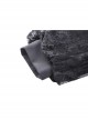 Lace Button Chest Frilly Long Sleeves Black Gothic Dress