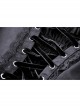 Off-Shoulder Chest Lace-Up Long Sleeves Lace Black Gothic Dress