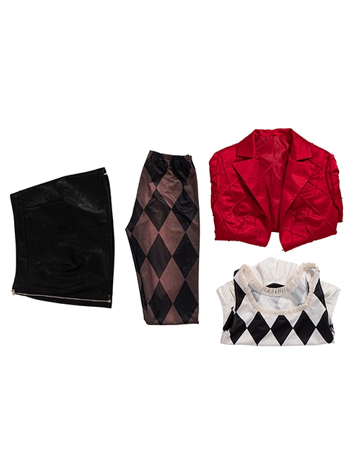 Joker Folie à Deux Harley Quinn Lady Gaga Version Halloween Cosplay Costume Set