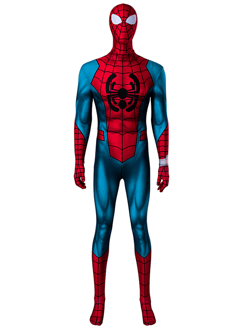 Spider Man Across The Spider Verse Animated Version Spider Man Halloween Cosplay Costume Bodysuit Full Set