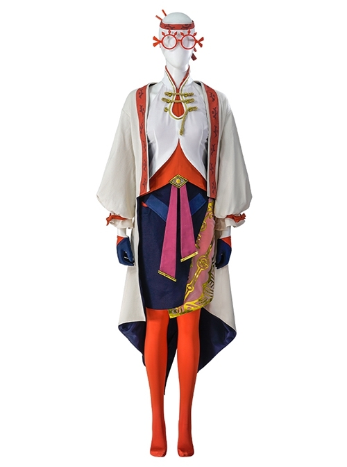 The Legend Of Zelda Tears Of The Kingdom Purah Halloween Cosplay Costume Set Without Shoes Without Walking Stick