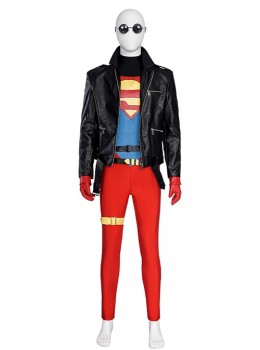 Superboy Conner Kent Halloween Cosplay Costume Set Without Shoes