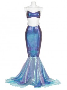 The Little Mermaid Ariel 2023 Edition Halloween Cosplay Costume Set