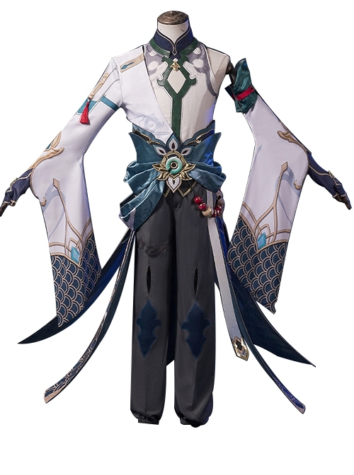 Honkai Star Rail Drinking The Moon King Danheng Adventure Strategy Game Halloween Cosplay Costume Set Without Dragon Horn