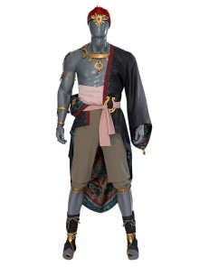 The Legend Of Zelda Tears Of The Kingdom Ganondorf Halloween Cosplay Costume Set Without Wig Without Rings