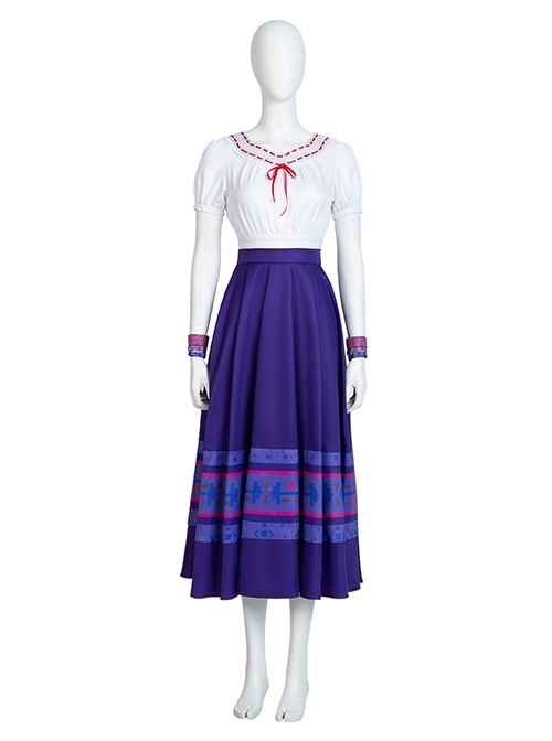 Animated Movie Encanto Luisa Madrigal Halloween Cosplay Costume Full Set