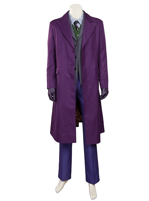 Batman The Dark Knight The Joker Halloween Cosplay Costume Regular Version Full Set