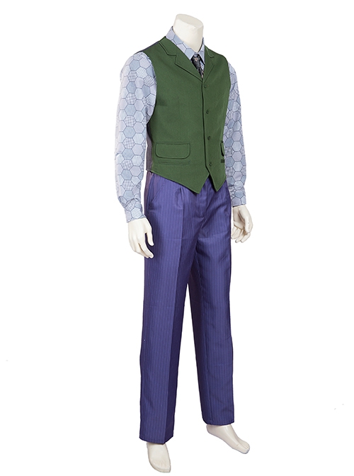 Batman The Dark Knight The Joker Halloween Cosplay Costume Regular Version Full Set