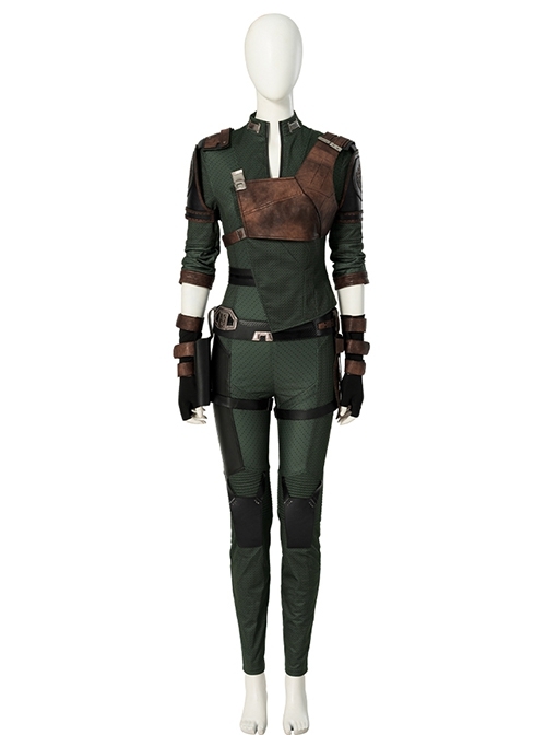 Guardians Of The Galaxy Vol 3 Gamora Halloween Cosplay Costume Set Without Shoes