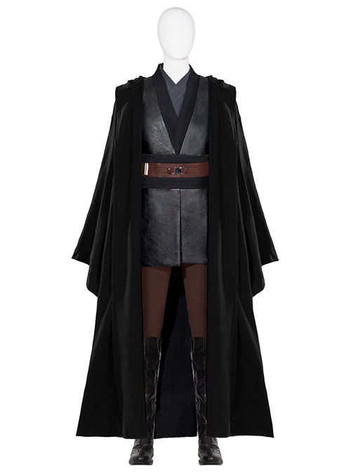 Movie Star Wars Anakin Skywalker Halloween Cosplay Accessories Black Boots