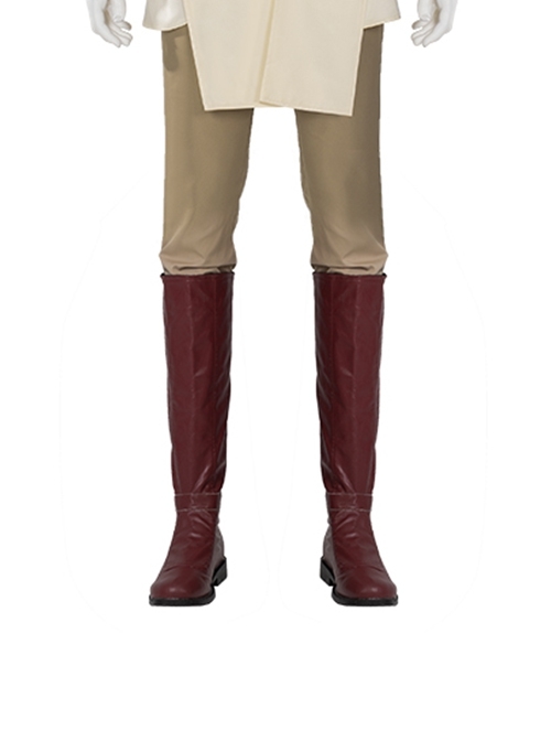 Movie Star Wars Obi-Wan Kenobi Halloween Cosplay Parity Version Accessories Red Boots