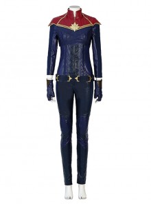 TV Drama Ms. Marvel Bonus Scene Version Captain Marvel Halloween Cosplay Costume Set Without Boots