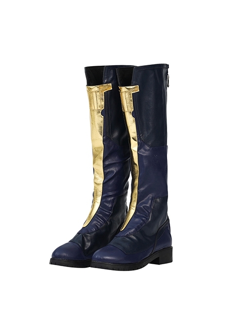 TV Drama Ms. Marvel Bonus Scene Version Captain Marvel Halloween Cosplay Accessories Blue Boots