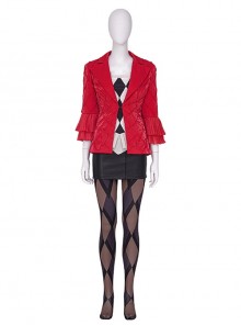 Joker Folie à Deux Harley Quinn Lady Gaga Version Halloween Cosplay Costume Set Without Shoes