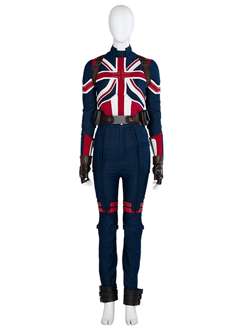 Doctor Strange In The Multiverse Of Madness Peggy Carter Agent Carter Battle Suit Halloween Cosplay Costume Set Without Shoes