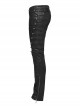 Steam Punk Casual Black Male Rivet Jeans