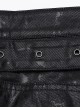 Steam Punk Casual Black Male Rivet Jeans