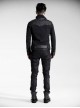 Steam Punk Casual Black Male Rivet Jeans