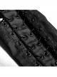 Steam Punk Female Black PU Leather Binding Skinny Pants