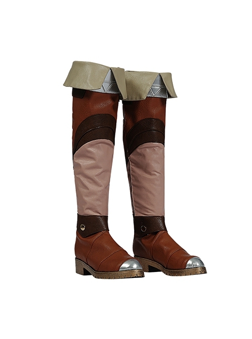The Legend Of Zelda Tears Of The Kingdom Zelda Halloween Cosplay Accessories Brown Boots