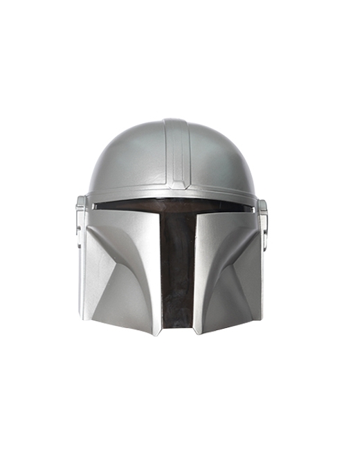 The Mandalorian Season 3 Din Djarin Halloween Cosplay Costume Accessory Silver Helmet