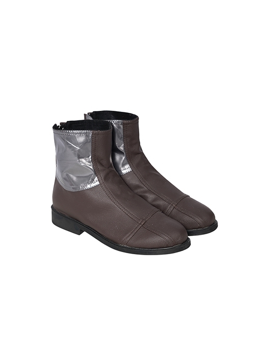The Mandalorian Season 3 Din Djarin Halloween Cosplay Accessories Brown Shoes