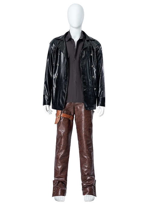 TV Drama The Walking Dead Dead City Negan Smith Halloween Cosplay Costume Set Without Shoes