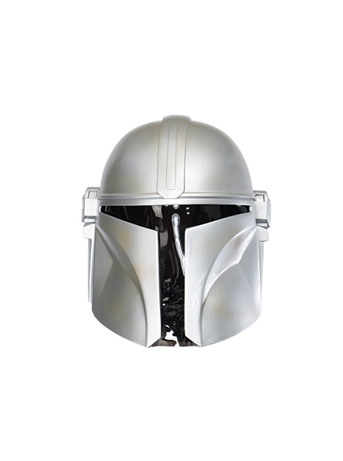 TV Drama The Mandalorian Season 3 Din Djarin Halloween Cosplay Accessories Silver Helmet