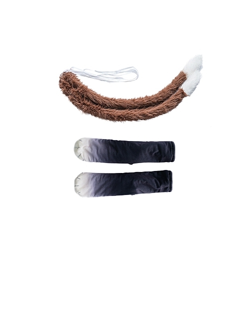 Genshin Impact Adventure Game Kirara Halloween Cosplay Costume Accessories Tail And Socks