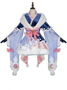 Hatsune Miku Snow Miku 2023 Reference Halloween Cosplay Costume Dress Full Set