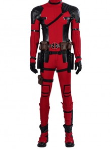 Deadpool 2 Deadpool Knitted Version Halloween Cosplay Bodysuit Costume Full Set With Shoes  Without Headgear Without Props