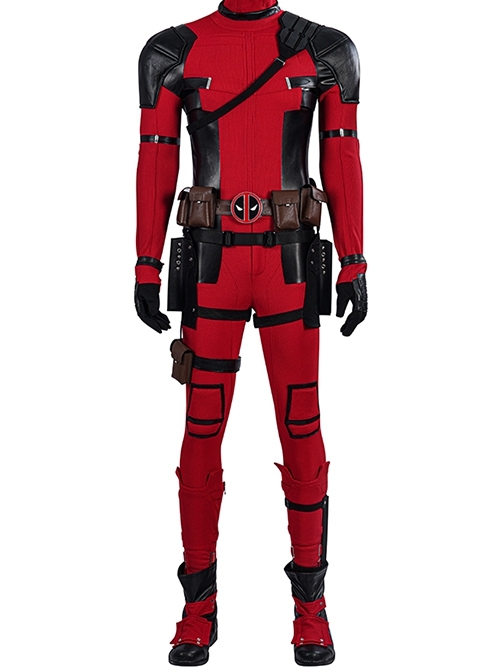 Deadpool 2 Deadpool Knitted Version Halloween Cosplay Bodysuit Costume Full Set With Shoes  Without Headgear Without Props