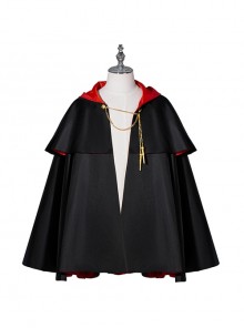 Spy Family Eden College Uniform Damian Desmond Halloween Cosplay Costume Child Black Cloak
