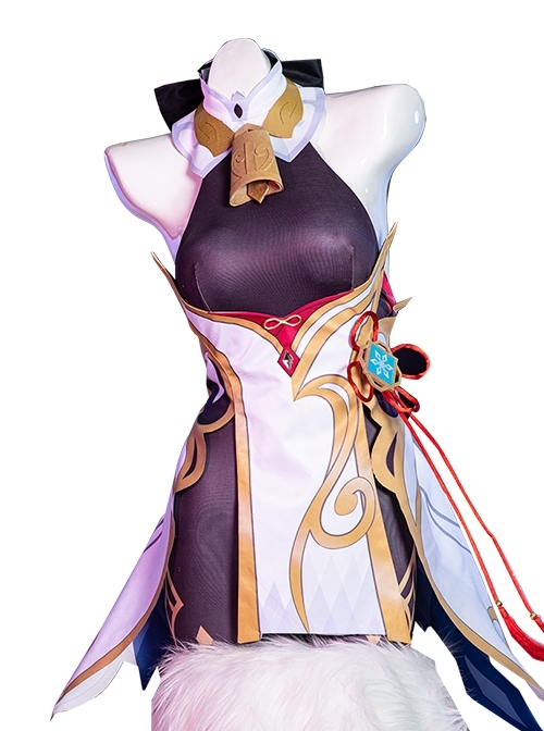 Game Genshin Impact Ganyu Halloween Cosplay Costume Full Set