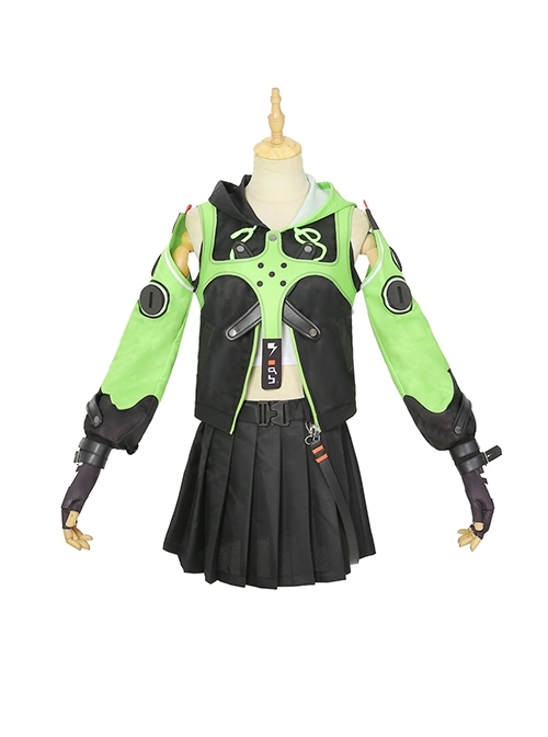 Game Zenless Zone Zero Anby Demara Halloween Cosplay Costume Full Set