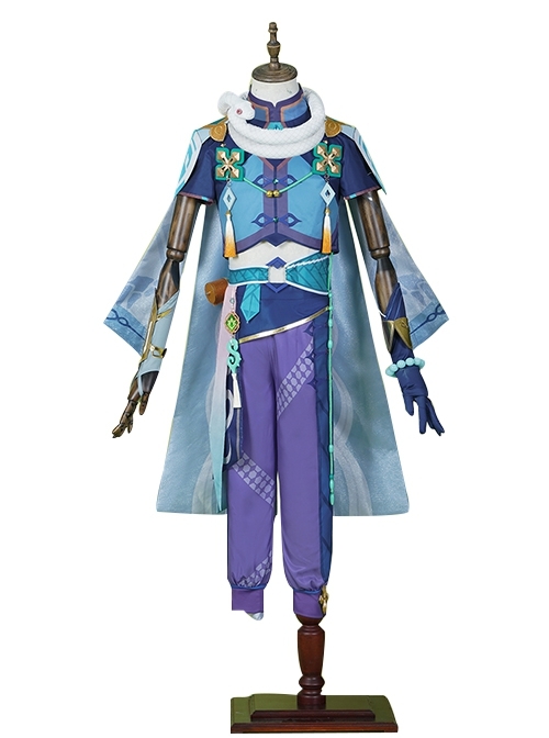 Game Genshin Impact Baizhu Halloween Cosplay Costume Full Set