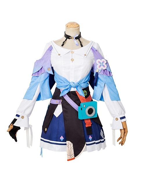 Game Honkai Star Rail March 7th Halloween Cosplay Costume Full Set