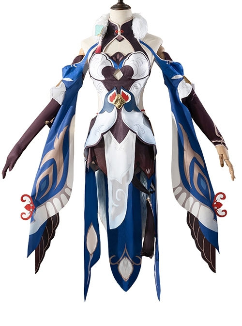 Game Honkai Star Rail Yukong Halloween Cosplay Costume Set Without Tail