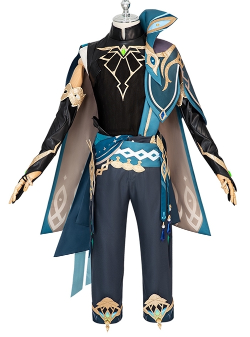 Game Genshin Impact Alhaitham Haytham Halloween Cosplay Costume Full Set