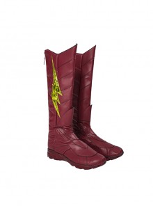 Movie The Flash Parallel Universe Version Barry Allen Halloween Cosplay Accessories Red Boots